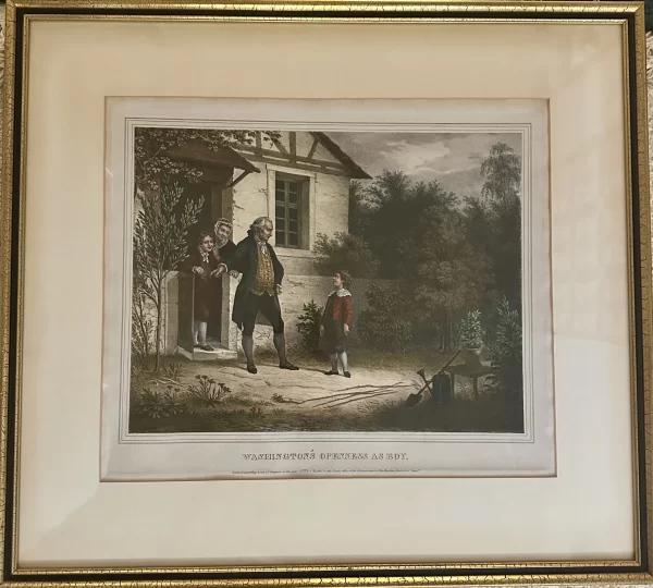 Washington's Openess As A Boy, 1839