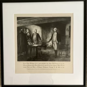 General George Washington, About to Accept Membership in the Society of the Cincinnati   May 20, 1783